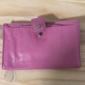 Pink Leather Women's Wallet